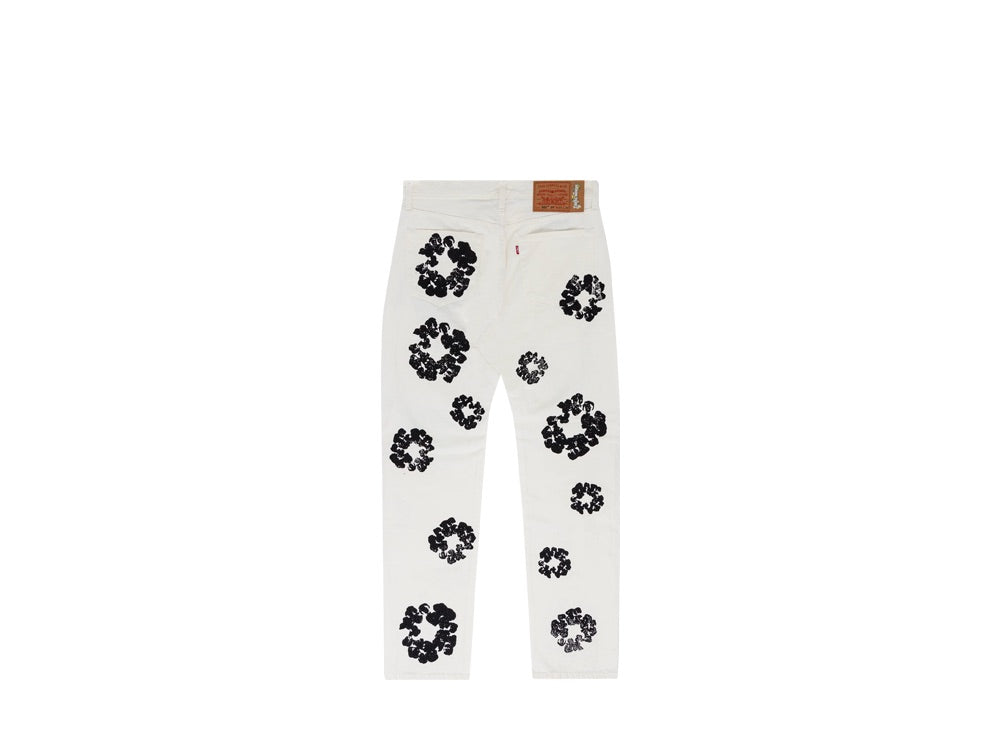 Denim Tears The Cotton Wreath Jean White