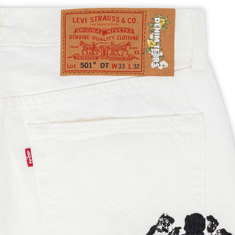 Denim Tears The Cotton Wreath Jean White