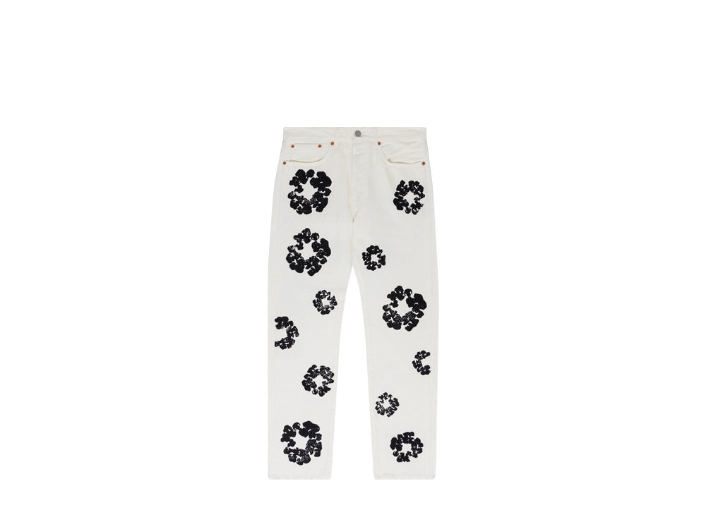 Denim Tears The Cotton Wreath Jean White